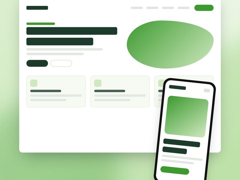 Creuva Contao Theme – Startseite auf Laptop und Smartphone