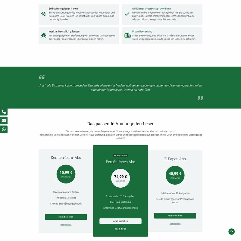 NATURE Contao Theme – Farbschema mit hohem Kontrast