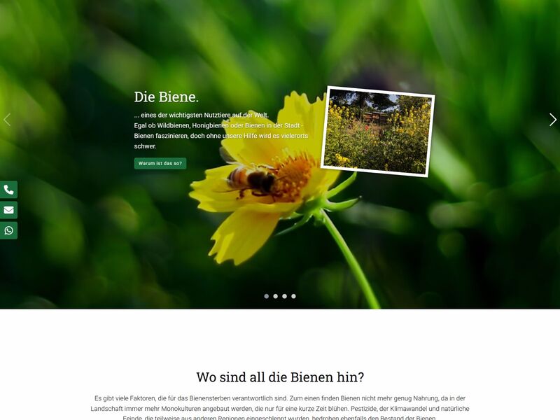 NATURE Contao Theme mit natürlich-schlichtem Design – Startseite