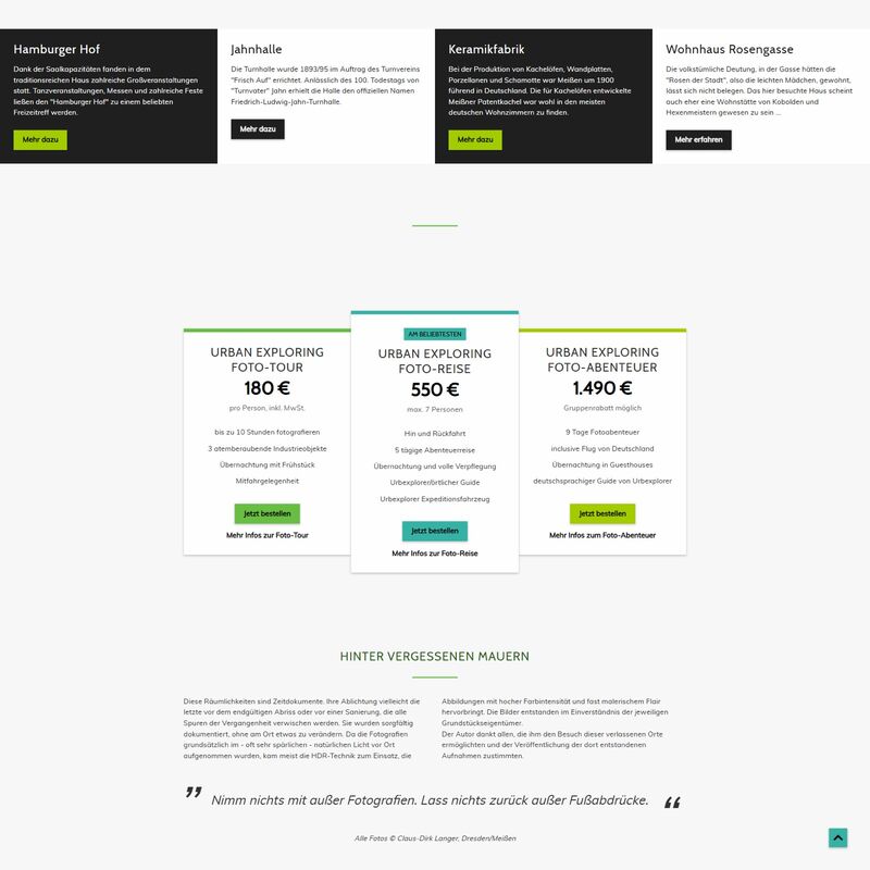 ODD Contao Theme – mobile Ansicht
